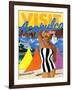 Visit Acapulco-The Saturday Evening Post-Framed Giclee Print