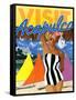 Visit Acapulco-The Saturday Evening Post-Framed Stretched Canvas