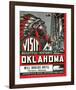 Visit Beautiful Historic Oklahoma-null-Framed Art Print