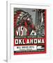 Visit Beautiful Historic Oklahoma-null-Framed Art Print