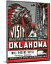 Visit Beautiful Historic Oklahoma-null-Mounted Art Print