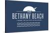 Visit Bethany Beach - Where the Sun Sets on Delaware-Lantern Press-Stretched Canvas