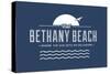 Visit Bethany Beach - Where the Sun Sets on Delaware-Lantern Press-Stretched Canvas