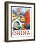 Visit China-The Saturday Evening Post-Framed Giclee Print