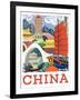Visit China-The Saturday Evening Post-Framed Giclee Print