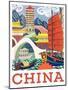 Visit China-The Saturday Evening Post-Mounted Giclee Print