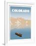 Visit Colorado-The Saturday Evening Post-Framed Giclee Print