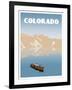 Visit Colorado-The Saturday Evening Post-Framed Giclee Print