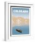 Visit Colorado-The Saturday Evening Post-Framed Giclee Print