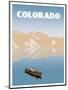 Visit Colorado-The Saturday Evening Post-Mounted Giclee Print