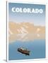Visit Colorado-The Saturday Evening Post-Stretched Canvas