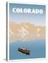 Visit Colorado-The Saturday Evening Post-Stretched Canvas