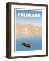 Visit Colorado-The Saturday Evening Post-Framed Giclee Print