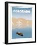 Visit Colorado-The Saturday Evening Post-Framed Giclee Print