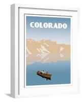 Visit Colorado-The Saturday Evening Post-Framed Giclee Print