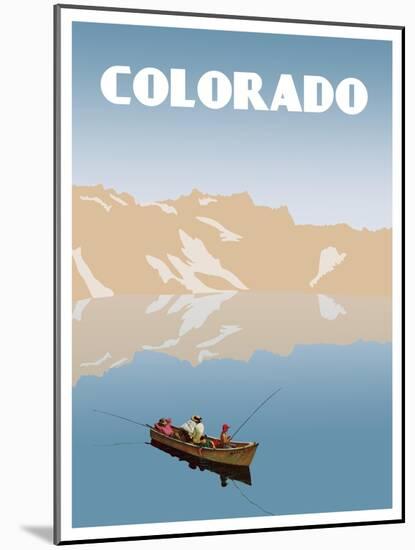 Visit Colorado-The Saturday Evening Post-Mounted Giclee Print