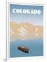 Visit Colorado-The Saturday Evening Post-Framed Premium Giclee Print