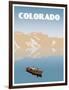 Visit Colorado-The Saturday Evening Post-Framed Premium Giclee Print