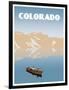 Visit Colorado-The Saturday Evening Post-Framed Premium Giclee Print