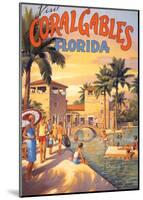 Visit Coral Gables, Florida-Kerne Erickson-Mounted Art Print