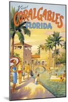 Visit Coral Gables, Florida-Kerne Erickson-Mounted Art Print