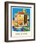 Visit Cote D'Azur - France - The French Riviera-Jacques Nathan-Garamond-Framed Art Print