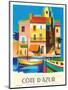 Visit Cote D'Azur - France - The French Riviera-Jacques Nathan-Garamond-Mounted Art Print