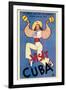 Visit Cuba-null-Framed Premium Giclee Print