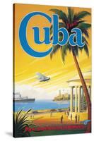 Visit Cuba-Kerne Erickson-Stretched Canvas