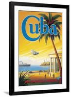 Visit Cuba-Kerne Erickson-Framed Art Print