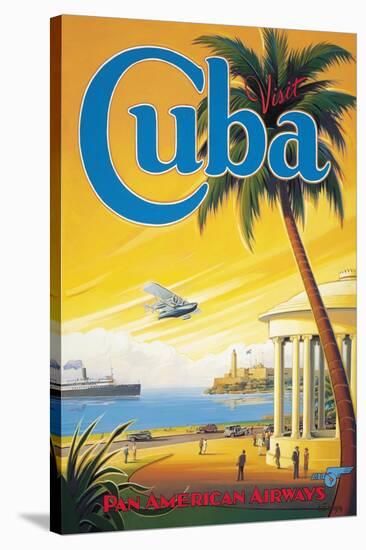 Visit Cuba-Kerne Erickson-Stretched Canvas