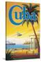 Visit Cuba-Kerne Erickson-Stretched Canvas