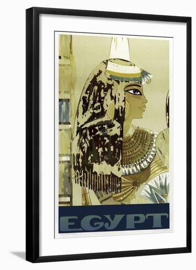 Visit Egypt Cleopatra-null-Framed Giclee Print