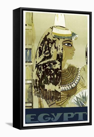 Visit Egypt Cleopatra-null-Framed Stretched Canvas