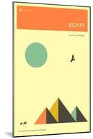 Visit Egypt-Jazzberry Blue-Mounted Art Print