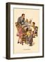 Visit from the Minister-Charlotte Ware-Framed Art Print