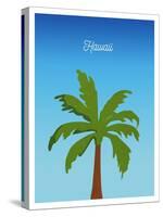 Visit Hawaii (minimalist)-The Saturday Evening Post-Stretched Canvas