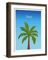 Visit Hawaii (minimalist)-The Saturday Evening Post-Framed Giclee Print