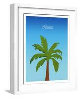 Visit Hawaii (minimalist)-The Saturday Evening Post-Framed Giclee Print