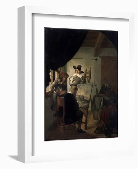 Visit in An-Job Adriaensz Berckheyde-Framed Giclee Print