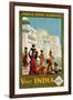 Visit India - Indian State Railways, Udaipur Poster-W.S Bylityllis-Framed Giclee Print