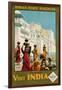 Visit India - Indian State Railways, Udaipur Poster-W.S Bylityllis-Framed Giclee Print