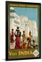 Visit India - Indian State Railways, Udaipur Poster-W.S Bylityllis-Framed Giclee Print