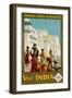 Visit India - Indian State Railways, Udaipur Poster-W.S Bylityllis-Framed Giclee Print