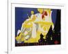 Visit India Poster-Tom Purvis-Framed Giclee Print