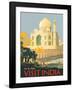 Visit India - Taj Mahal - Agra, India-William Spencer Bagdatopulos-Framed Giclee Print