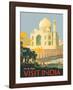 Visit India - Taj Mahal - Agra, India-William Spencer Bagdatopulos-Framed Giclee Print