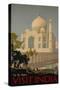 Visit India, the Taj Mahal, circa 1930-null-Stretched Canvas