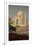 Visit India, the Taj Mahal, circa 1930-null-Framed Giclee Print