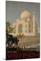 Visit India, the Taj Mahal, circa 1930-null-Mounted Premium Giclee Print